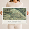 Map of Bear Valley Springs, California, 12 x 18 inch unframed archival matte print