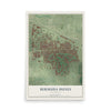 Map of Bermuda Dunes, California, 12 x 18 inch unframed archival matte print