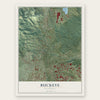 Buckeye, California map print, the full design