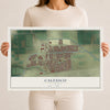 Map of Calexico, California, 12 x 18 inch unframed archival matte print