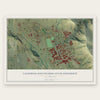 California Polytechnic State University, California map print, the full design