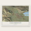 Eagle Mountain, California map print, the full design