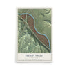 Map of Elysian Valley, California, 12 x 18 inch unframed archival matte print