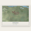 Esparto, California map print, the full design