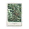 Map of Fairfax, California, 12 x 18 inch unframed archival matte print