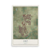 Map of Galt, California, 12 x 18 inch unframed archival matte print