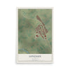 Map of Gonzales, California, 12 x 18 inch unframed archival matte print