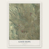 Good Hope, California map print, the full design