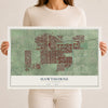 Map of Hawthorne, California, 12 x 18 inch unframed archival matte print