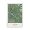 Map of Interlaken, California, 12 x 18 inch unframed archival matte print