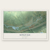 Kingvale, California map print, the full design