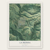 La Honda, California map print, the full design