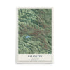 Map of Lafayette, California, 12 x 18 inch unframed archival matte print