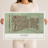 Map of Lennox, California, 12 x 18 inch unframed archival matte print