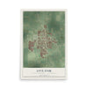 Map of Live Oak, Sutter County, California, 12 x 18 inch unframed archival matte print