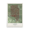 Map of Lomita, California, 12 x 18 inch unframed archival matte print