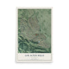Map of Los Altos Hills, California, 12 x 18 inch unframed archival matte print
