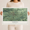 Map of Murphys, California, 12 x 18 inch unframed archival matte print
