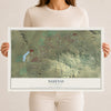 Map of Nuevo, California, 12 x 18 inch unframed archival matte print