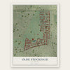 Olde Stockdale, California map print, the full design