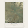 Panoche, California map print, the full design