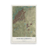 Map of Rancho Cordova, California, 12 x 18 inch unframed archival matte print