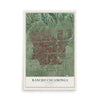 Map of Rancho Cucamonga, California, 12 x 18 inch unframed archival matte print