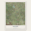 Rucker, California map print, the full design