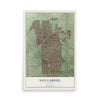 Map of San Gabriel, California, 12 x 18 inch unframed archival matte print