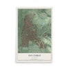 Map of San Pablo, California, 12 x 18 inch unframed archival matte print