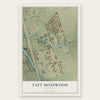 Taft Mosswood, California map print, the full design