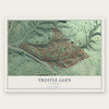 Trestle Glen, California map print, the full design