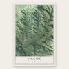 Volcano, California map print, the full design