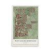 Map of West Rancho Dominguez, California, 12 x 18 inch unframed archival matte print