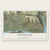 Whitewater, California map print, the full design