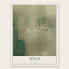 Yettem, California map print, the full design