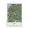 Map of Yreka, California, 12 x 18 inch unframed archival matte print