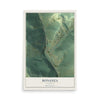 Map of Bonanza, Colorado, 12 x 18 inch unframed archival matte print