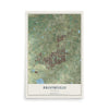 Map of Broomfield, Colorado, 12 x 18 inch unframed archival matte print