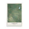 Map of Carbonate, Colorado, 12 x 18 inch unframed archival matte print