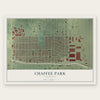 Chaffee Park, Colorado map print, the full design