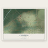 Conejos, Colorado map print, the full design