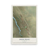 Map of Deer Trail, Colorado, 12 x 18 inch unframed archival matte print