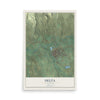 Map of Delta, Colorado, 12 x 18 inch unframed archival matte print