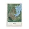 Map of Frisco, Colorado, 12 x 18 inch unframed archival matte print