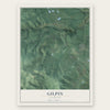 Gilpin, Colorado map print, the full design