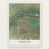 Goodnight, Colorado map print, the full design