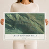 Map of Green Mountain Falls, Colorado, 12 x 18 inch unframed archival matte print