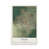 Map of Haxtun, Colorado, 12 x 18 inch unframed archival matte print