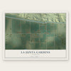 La Junta Gardens, Colorado map print, the full design